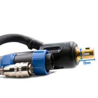 380 Amp SR-18 - 4m Water Cooled TIG Torch - Dinse 35-50