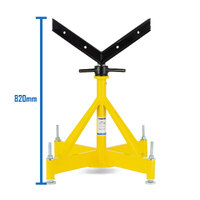 Welding Pipe Stand Fixed Legs Heavy Duty Adjustable Height 3,000 lbs (1,360kg) Load Rating