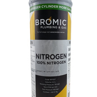 Bromic Disposable Nitrogen Mix Food Grade Cylinder 2.2L