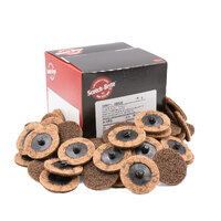 3M Scotch Brite Coarse Brown 50mm Roloc A CRS Surface Conditioning Disc (TR) - 50 Each