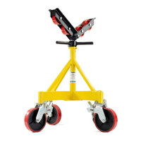 Sumner Style 2,500lb (1,135kg) Rated Welding Pipe Stand with V-Head Roller Kit and Casters - SR90092