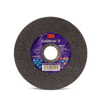 3M Cubitron 3 5" 125mm x 1mm 86647 Cutting Disc - Inox Steel Cut-Off Wheel - 100 Each