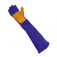 2 Pairs - Weldclass MIG Welders Gloves Full Arm Protection 680mm Long