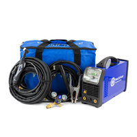 Weldclass 200 Amp ACDC TIG Welder - FORCE 201T AC/DC Pulse + Foot Control Package + Premium Trolley + Filler Wires (WF-06172)