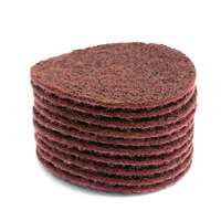 3M Scotch-Brite Maroon Medium Surface Conditioning Disc - 100mm x 16mm - 10 Each