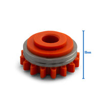 Kemppi Style Lower and Upper Drive Rollers 1.2mm U Groove Orange - 1 Pair