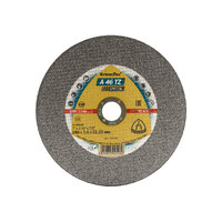 Klingspor 180mm x 1.6mm x 22.23mm Cutting Disc Inox A 46 TZ - 100 Each