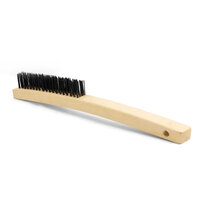 Taipan Mild  Steel Wire Brush - Wooden Handle 4 Row - 3 Each