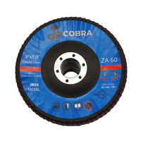 COBRA 5" / 125mm Flap Disc - 60 GRIT - 10 Pack