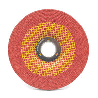 3M 5" 125mm x 6mm 36 Grit White Aluminium Rigid Grinding Disc - 100 Each