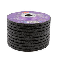 3M 125mm / 5" x 7mm 36 Grit Cubitron 3 Depressed Center Grinding Disc - 100 Each 98647