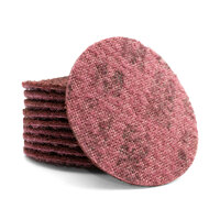 3M Scotch-Brite Maroon Medium Surface Conditioning Disc - 100mm x 16mm - 10 Each