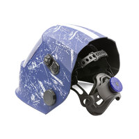 4 SENSOR Weldclass Promax 680 Blue Retro Automatic Welding Helmet