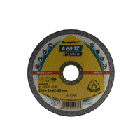 Klingspor 125mm 5" x 1.0mm Cutting Disc - Box of 250 - Inox A 60 TZ