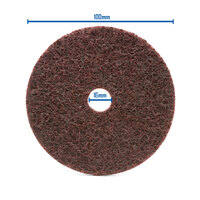 3M Scotch-Brite Maroon Medium Surface Conditioning Disc - 100mm x 16mm - 10 Each