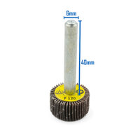 Klingspor KM 613 120 Grit Abrasive Mop for Stainless Steel 20 x 10 x 6mm - 10 Each