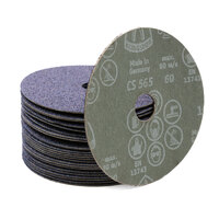 Klingspor CS 565 4" 100mm Zirconia Alumina Fibre Disc Pad 60 Grit - 100 Each