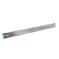 Rule Stainless Steel Metric 300mm - 1 Each