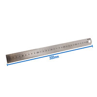 Rule Stainless Steel Metric 300mm - 1 Each