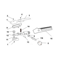 MWK4000 Gouging Torch Spare Part - #18 Bottom Insulator Boot for Gouging Torch