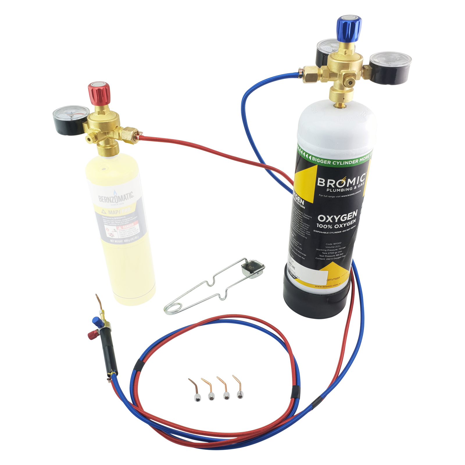 Complete Micro Torch Kit Oxylpg Regulators Lighter And Bottle Jewelers