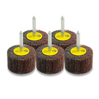 Klingspor KM 613 80 Grit Abrasive Mop for Stainless Steel 30 x 15 x 6mm - 5 Each - 521973