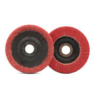 COBRA - Curved Flap Disc - Pollifan Ceramic 40 grit- Steel/Inox - 10 Each