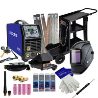 Weldclass 200 Amp ACDC TIG Welder - FORCE 201T AC/DC Pulse + MEGA Combo + FREE WIRE (WF-06172)