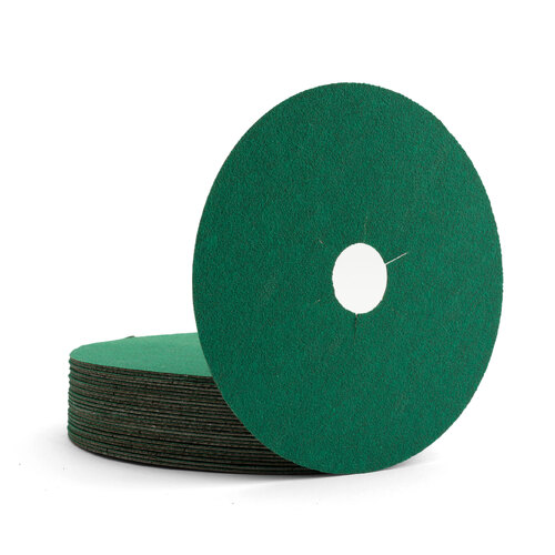 Klingspor FS 966 ACT 125mm Ceramic Resin Fibre Sanding Disc Pad 5" 120 Grit - 100 Each