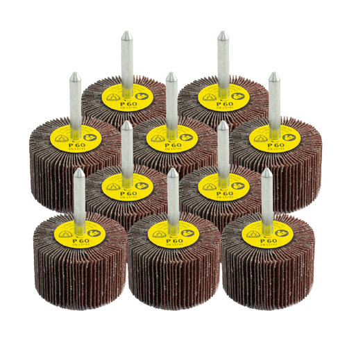 Klingspor KM 613 60 Grit Abrasive Mop for Stainless Steel 50 x 30 x 6mm - 5 Each