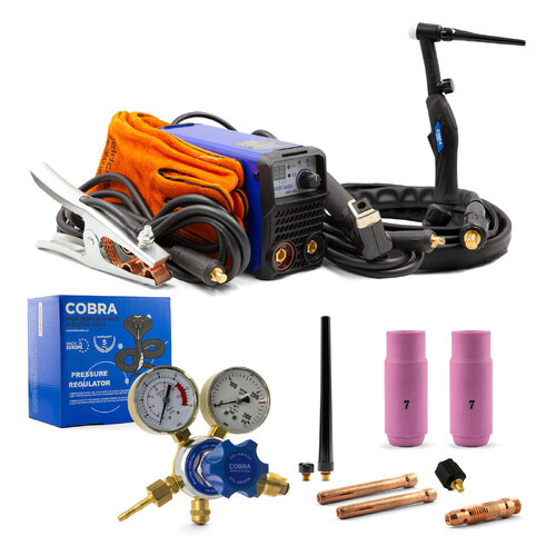 Weldclass Force 135ST Stick / ARC Welder - TIG Torch & Argon Regulator Combo - WF-06169