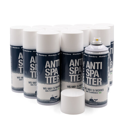 400ml Non-Flammable Anti Spatter Whale Spray - 6 Each